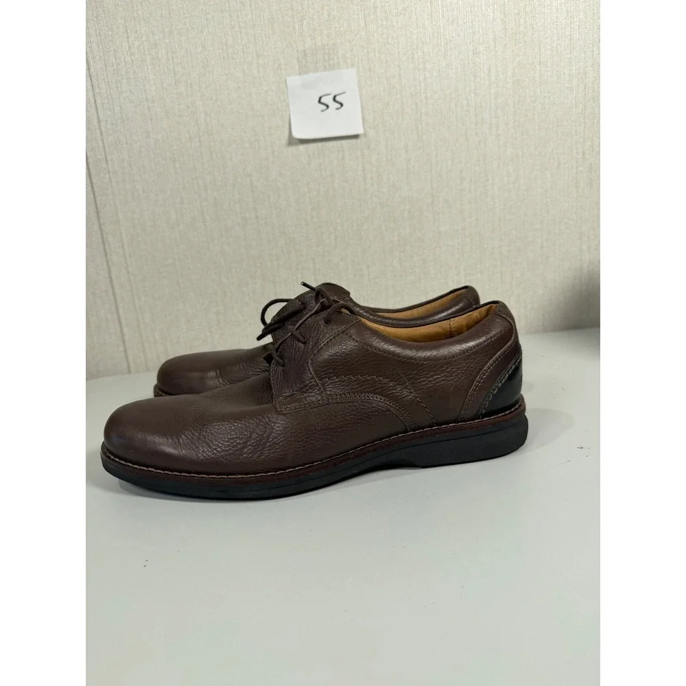 Rockport Mens V81871 TruTech Brown Leather Oxford Shoes Size 9 M